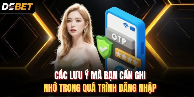 Các lưu ý mà bạn cần ghi nhớ trong quá trình đăng nhập